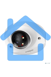 Уличная мини-купольная IP-видеокамера SmartDualLight DAHUA DH-IPC-HDBW2249FP-AS-IL-0280B 2Мп, 1/2.8” CMOS, объектив 2.8мм, видеоаналитика, микрофон, ИК 30м, LED 30м, IP67, IK10, металл