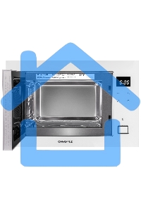 Микроволновая печь встраиваемая Maunfeld MBMO925SGW11 белый, 25 л, 900 Вт, переключатели - сенсор