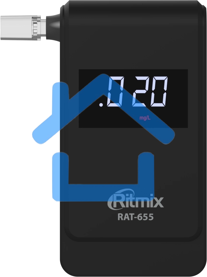 Алкотестер Ritmix RAT-655 электрохимический черный