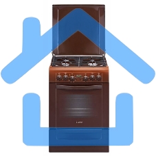 Плита комбинированная Gefest ПГЭ 6102-03 0001 коричневый, конфорок 4 газовых, духовка 55 л, 60 см x 85 см x 60 см