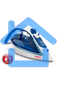 Утюг Tefal FV5715E0, 2200Вт, голубой/белый