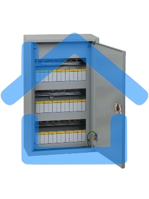 Щит распред. EKF mb21-36n навесной ЩРН-36 пласт. замок (480х300х120) IP31 EKF PROxima