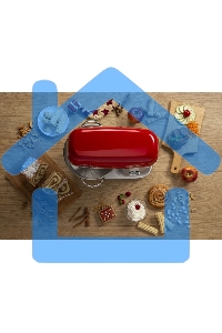 Кухонная машина Gorenje MMC1000RLR планетар.вращ. 1000Вт красный