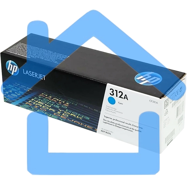 Тонер Картридж HP 312A CF381A голубой для HP CLJ Pro M476 (2400стр.)