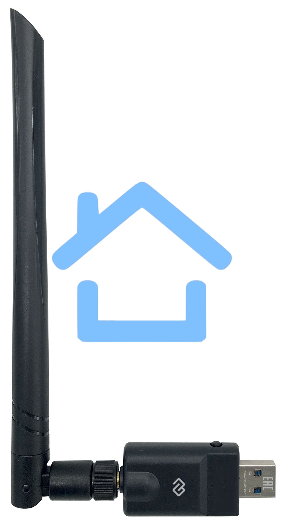 Сетевой адаптер WiFi + Bluetooth Digma DWA-BT5-AC1300E AC1300 USB 3.0 (ант.внеш.съем) 1ант. (упак.:1шт)