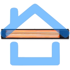 Обогреватель инфракрасный Starwind SHIRC-1010, черный, кварцевый, 1000 Вт, 18 м2