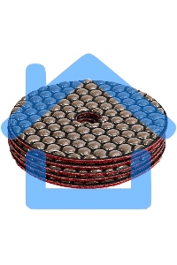 Круг алмазный гибкий Matrix шлифовальный, 100мм, P50, сухое шлифование, 5шт