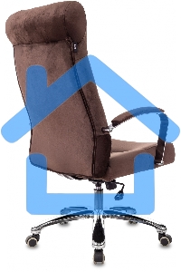 Кресло руководителя Бюрократ T-9928SL Fabric коричневый Italia 6, крестов. металл хром