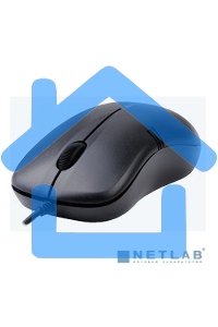 Мышь проводная A4Tech OP-560NU черный, 1200 dpi, USB, кнопки - 3