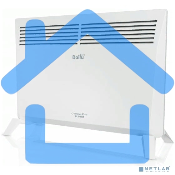 Конвектор Ballu Camino Eco Turbo BEC/EMT-1500 белый, 1500 Вт, 20 м2, термостат