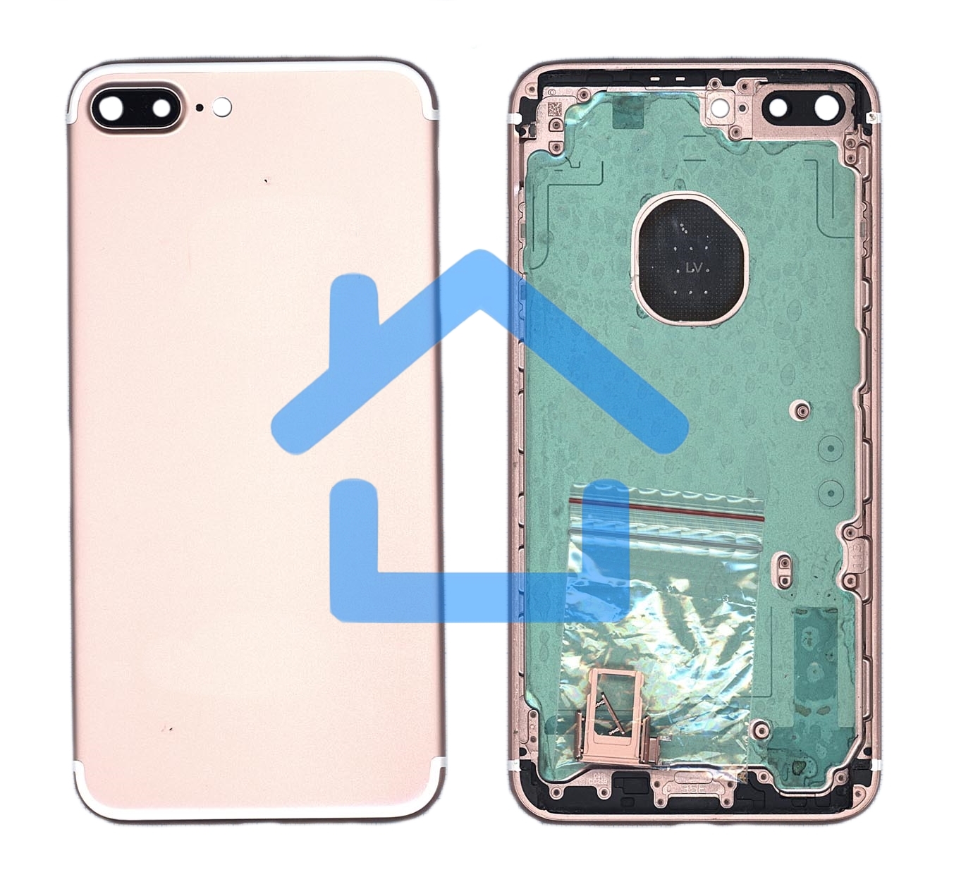 Задняя крышка для iPhone 7 Plus (5.5) розовая