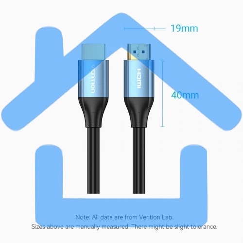 Кабель Vention HDMI High speed v2.0 with Ethernet 19M/19M - 15м