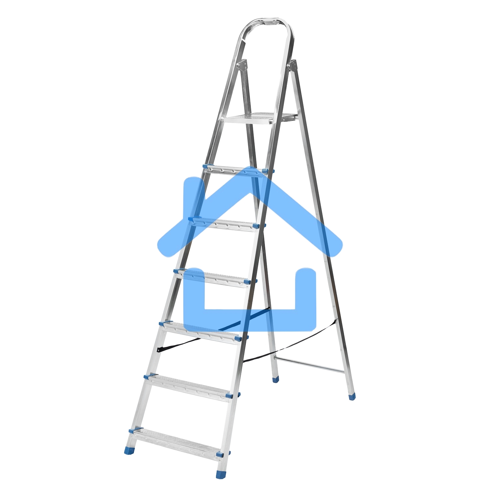 Стремянка Сибртех 7 ступеней, стальная, оцинкованная