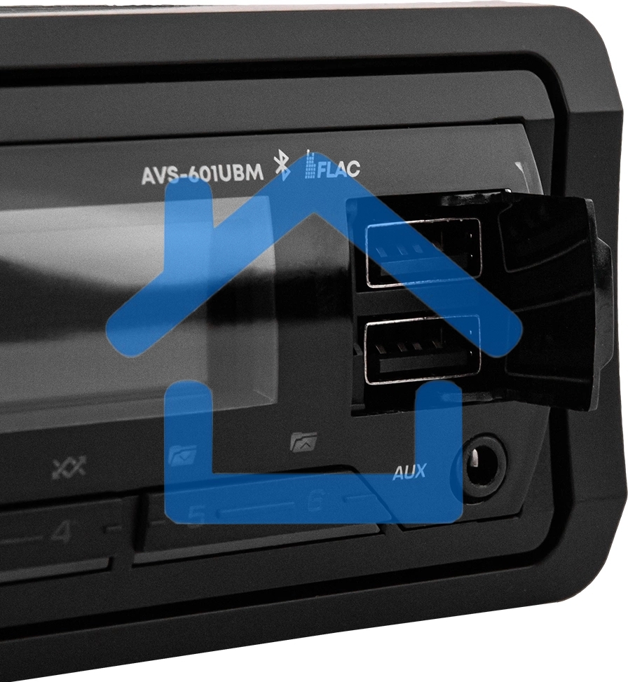 Автомагнитола ACV AVS-601UBM 1DIN 4x50Вт AUX 3 (43340)