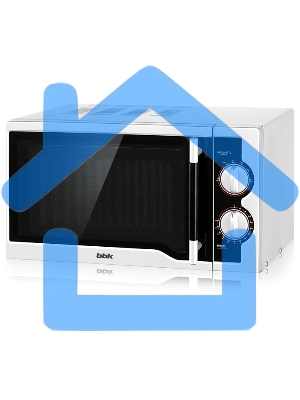 Микроволновая печь BBK 20MWS-712M/WB белый, 20 л, 700 Вт, переключатели - поворотный механизм
