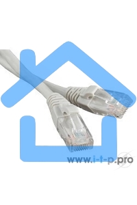 Патч-корд Hyperline PC-LPM-UTP-RJ45-RJ45-C6-10M-LSZH-GY Патч-корд U/UTP, Cat.6, LSZH, 10 м, серый