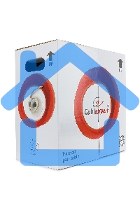 Кабель Cablexpert, UTP5e, 4 пары, 0.48 мм, CCA, однож., 305 м, серый