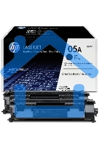 Картридж лазерный комплект HP CE505D черный для LJ P2055/P2035/P2050 (2 упак. х 2300 стр.)