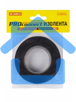 Изолента ХБ PROconnect 18 х 0,35 мм, (ролик 11,3 м/80 г) (2-ПОЛ)