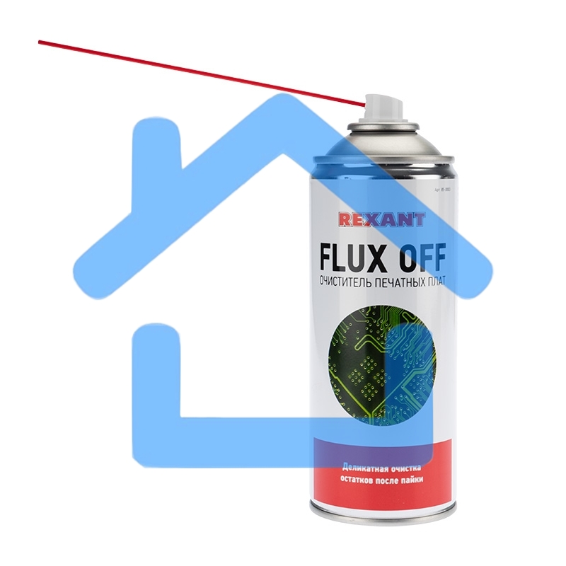 Очиститель печатных плат FLUX OFF, Rexant, 400 мл, аэрозоль