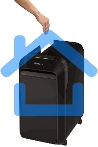 Шредер Fellowes PowerShred LX220 черный (секр.P-4)/перекрестный/20лист./30лтр./скрепки/скобы/пл.карты