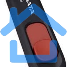 Флешка USB ADATA С008 (AC008-64G-RKD), 64 Gb, USB 2.0, R/W 15/5, черный/красный