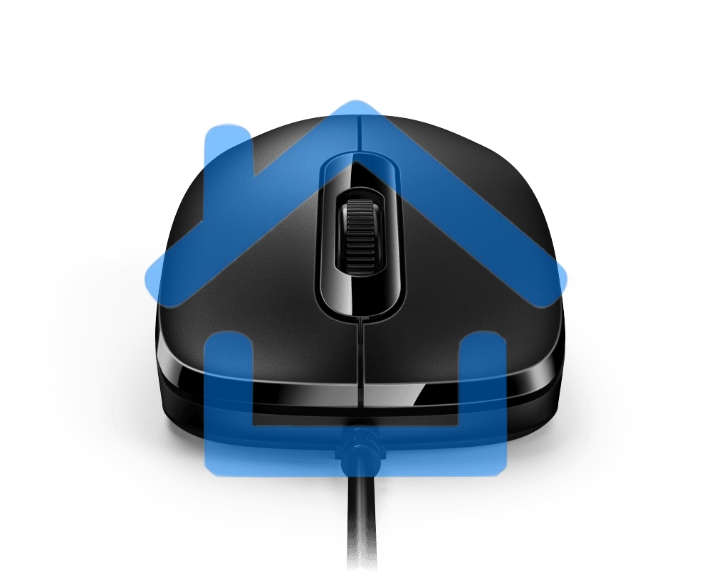 Мышь проводная Genius DX-101 черный, 1200 dpi, USB, кнопки - 3