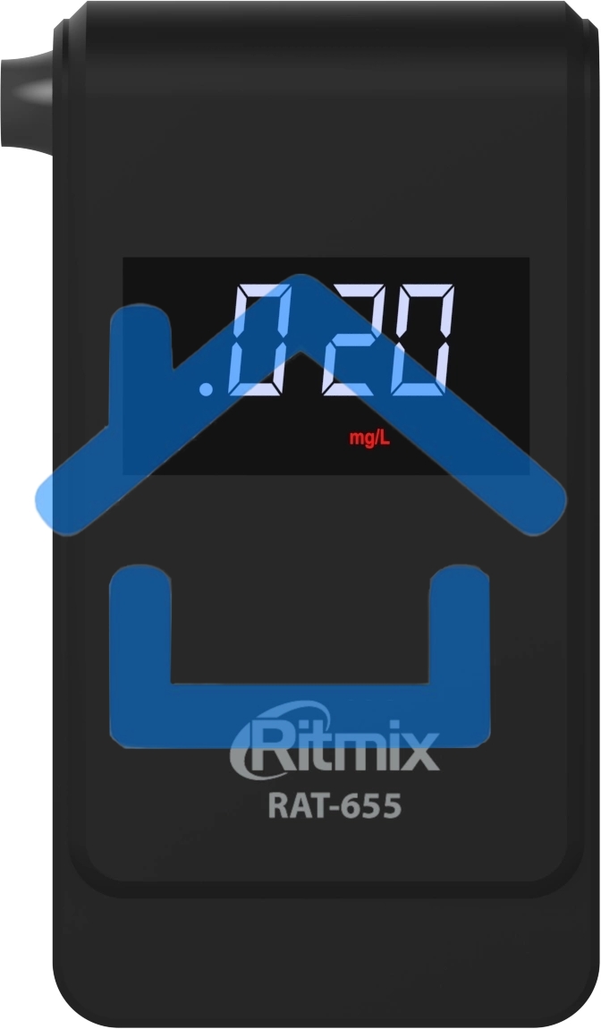 Алкотестер Ritmix RAT-655 электрохимический черный