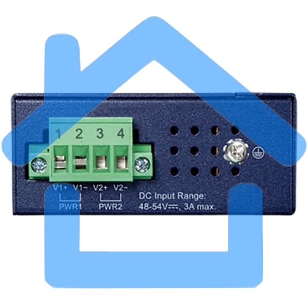 Коммутатор PLANET IGS-504PT IP30 Compact size 4-Port 10/100/1000T 802.3at PoE + 1-Port 10/100/1000T Gigabit Ethernet Switch (-40~75 degrees C, dual 48~54V DC)