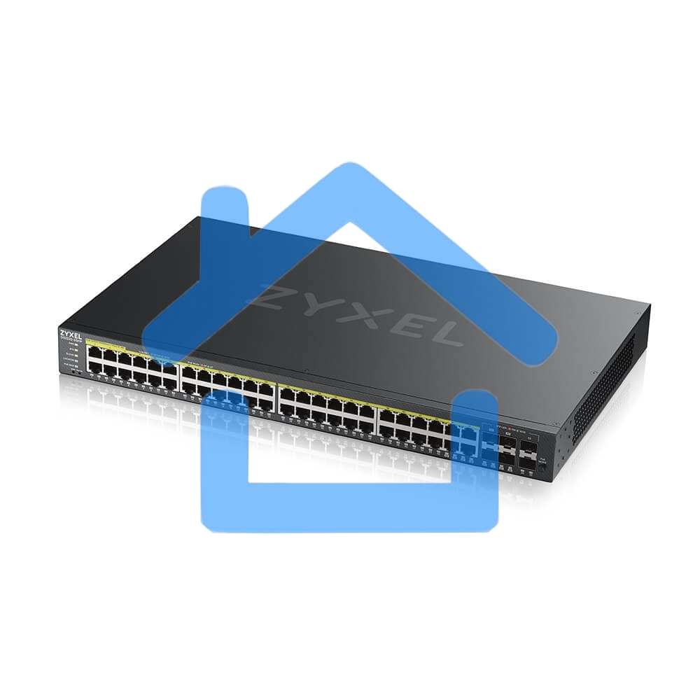 Гибридный L2 коммутатор PoE+ Zyxel NebulaFlex Pro GS2220-50HP, rack 19
