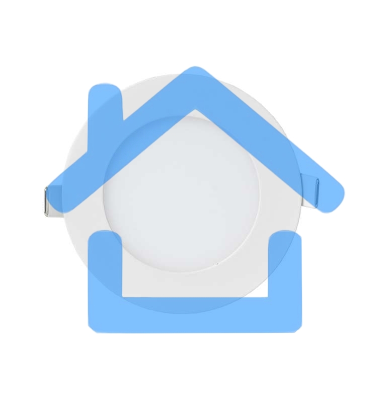 Светильник ДВО RLP-eco 6Вт 230В 4000К 420Лм 120/100мм IP40 бел. IN HOME 4690612009995
