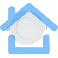 Светильник ДВО RLP-eco 6Вт 230В 4000К 420Лм 120/100мм IP40 бел. IN HOME 4690612009995 Светильник ДВО RLP-eco 6Вт 230В 4000К 420Лм 120/100мм IP40 бел. IN HOME 4690612009995