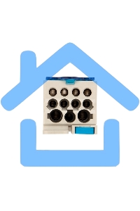 Блок распределительный Rexant РБД-500А на DIN-рейку