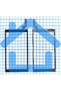 Сенсорное стекло (тачскрин) для HTC Desire 700, черное