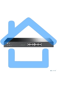 Коммутатор TP-Link SMB TL-SG1016 Коммутатор 16-port Gigabit Switch, 1U 19-inch rack-mountable steel case