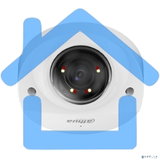 Уличная мини-купольная IP-видеокамера SmartDualLight DAHUA DH-IPC-HDBW2249FP-AS-IL-0280B 2Мп, 1/2.8” CMOS, объектив 2.8мм, видеоаналитика, микрофон, ИК 30м, LED 30м, IP67, IK10, металл
