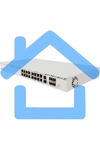 Коммутатор MikroTik CRS320-8P-8B-4S+RM Cloud Router Switch with dual-core 800 MHz CPU, 256 MB RAM, 98DX226S switch chip, 17 x Gigabit Eth ports (8 x 802.3af/at, 8 x 802.3bt PoE-out), 4 x 10G SFP+ ports, RouterOS L5, 1U rackmount enclosure, 600W PSU