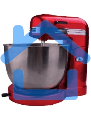 Миксер с чашей Kelli KL-5071 220-240 В, 50/60 Гц, 500 Вт 5 скоростных режимов Съемные насадки Насадка для замешивания теста Венчики для взбивания Съемная металлическая чаша: 3,5 л. Рычаг для смещения чаши Кнопка для наклона блока