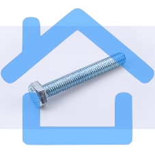 Болт М10х35 с шестигранной головкой цинк. DIN 933 (уп.30шт) класс прочности 5.8. пакет СТРОЙМЕТИЗ UTORM3012048