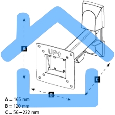 Кронштейн для телевизора Hama H-118113 черный 10
