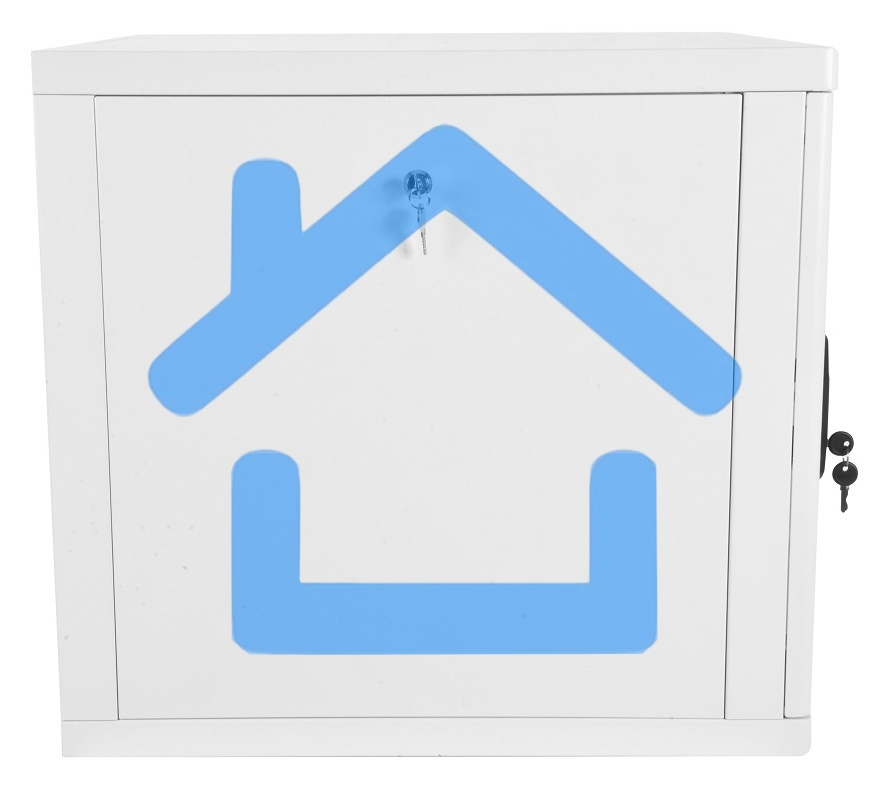Шкаф телеком. настенный разборный 12U (600х650), съемные стенки, дверь металл (ШРН-М-12.650.1) (1 коробка)