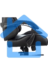 Кресло игровое Бюрократ Zombie GAME TETRA черный/карбон эко.кожа крестов. пластик