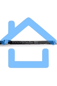 Блок силовых розеток Rem, IEC 60320 С13 х 12, IEC 60320 С19 х 8, вход колодка, 1863х45х60 мм (ВхШхГ), 32А, автомат, алюминий, с мониторингом