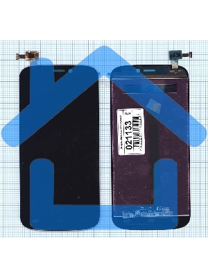 Дисплей для Micromax A300 Canvas Gold черный