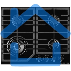 Встраиваемые газовые панели Kuppersberg FG 63 B Газовая варочная поверхность стекло, ширина 60 см, 4 газовые конфорки,комфорка повышенной мощности,автоподжиг, газ-контроль, чугунные решетки, цвет черный