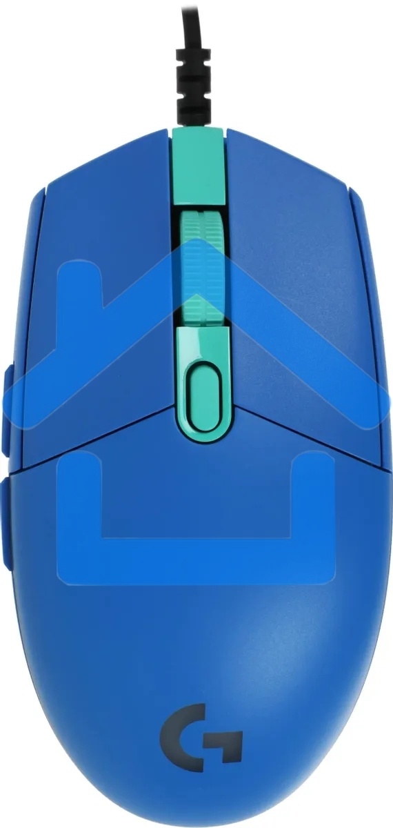 Мышь проводная Logitech G102 LIGHTSYNC синий, 8000 dpi, USB, кнопки - 6