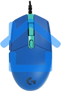 Мышь проводная Logitech G102 LIGHTSYNC синий, 8000 dpi, USB, кнопки - 6