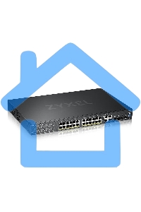 Гибридный L2 коммутатор PoE+ Zyxel NebulaFlex Pro GS2210-28HP, rack 19