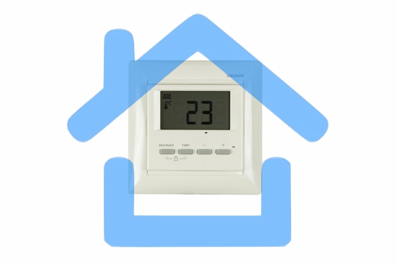 Терморегулятор цифровой Rexant RX-511H, бежевый, совместим с Legrand серии Valena