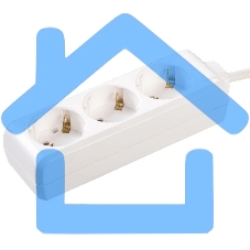 Удлинитель Iek WYP10-16-03-01-Z-17 У03 3 места 2 Р + P Е /1,5метра 3х1мм2 16А/250В IEK